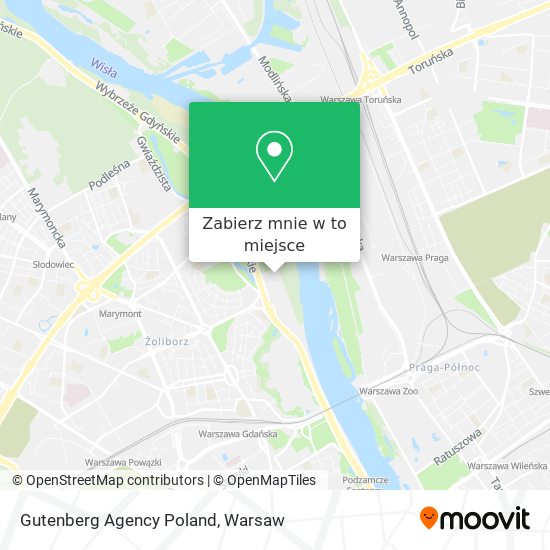 Mapa Gutenberg Agency Poland