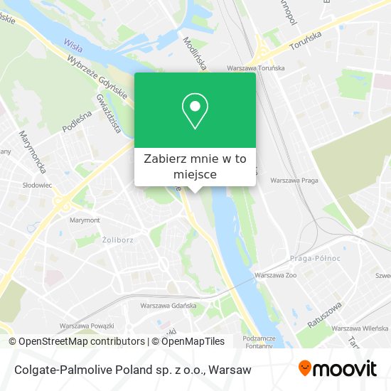 Mapa Colgate-Palmolive Poland sp. z o.o.