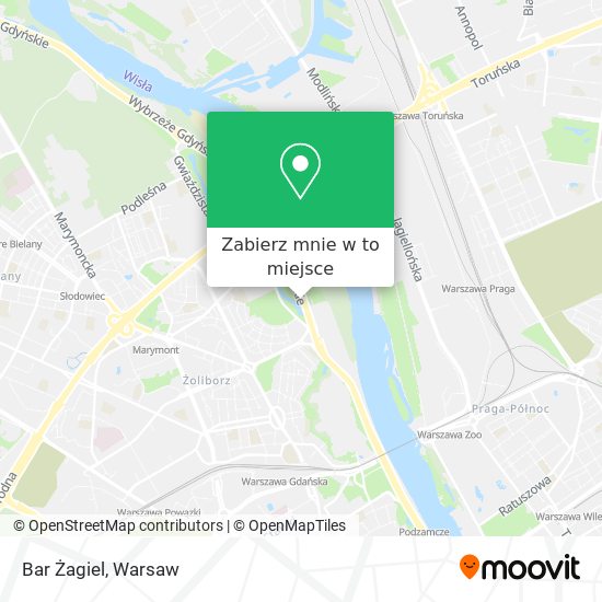 Mapa Bar Żagiel