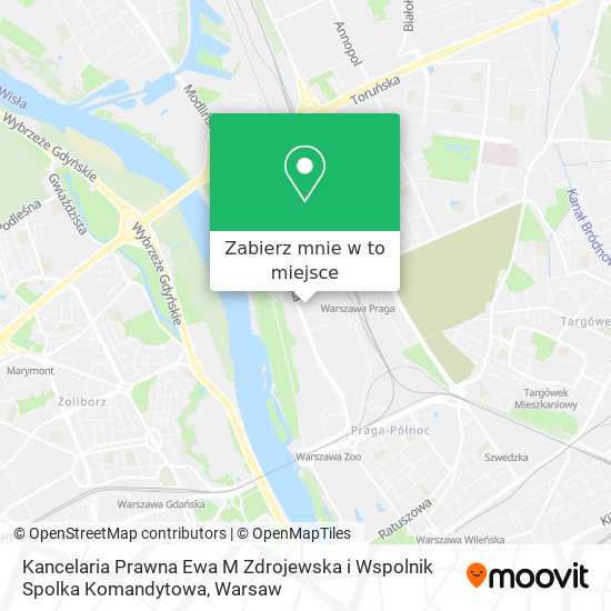 Mapa Kancelaria Prawna Ewa M Zdrojewska i Wspolnik Spolka Komandytowa