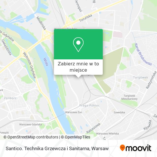 Mapa Santico. Technika Grzewcza i Sanitarna