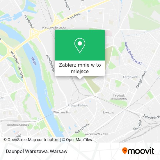 Mapa Daunpol Warszawa