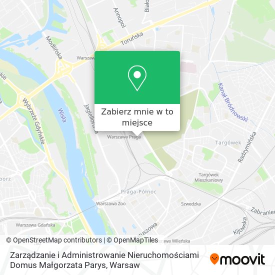 Mapa Zarządzanie i Administrowanie Nieruchomościami Domus Małgorzata Parys