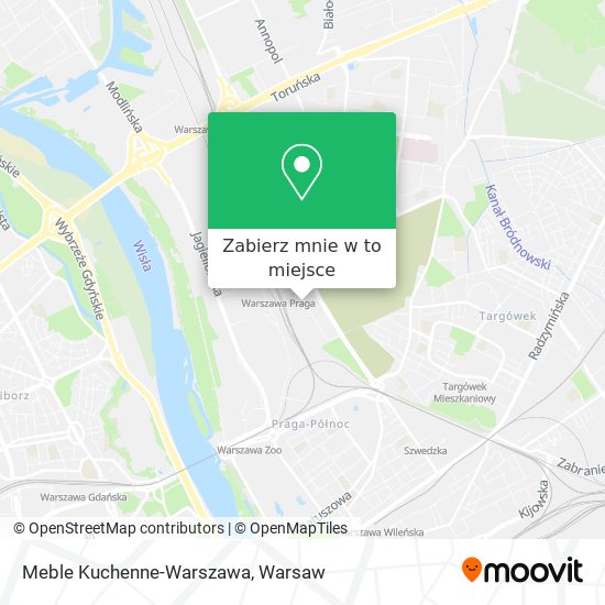 Mapa Meble Kuchenne-Warszawa