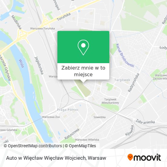 Mapa Auto w Więcław Więcław Wojciech