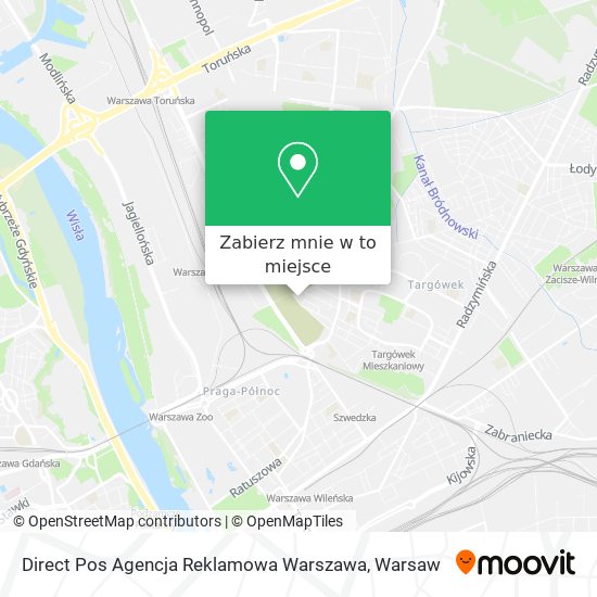 Mapa Direct Pos Agencja Reklamowa Warszawa