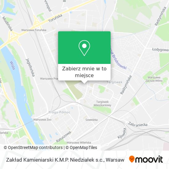 Mapa Zakład Kamieniarski K.M.P. Niedziałek s.c.