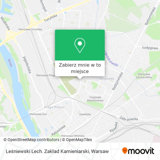 Mapa Leśniewski Lech. Zakład Kamieniarski