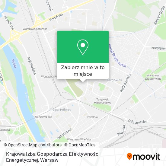 Mapa Krajowa Izba Gospodarcza Efektywności Energetycznej