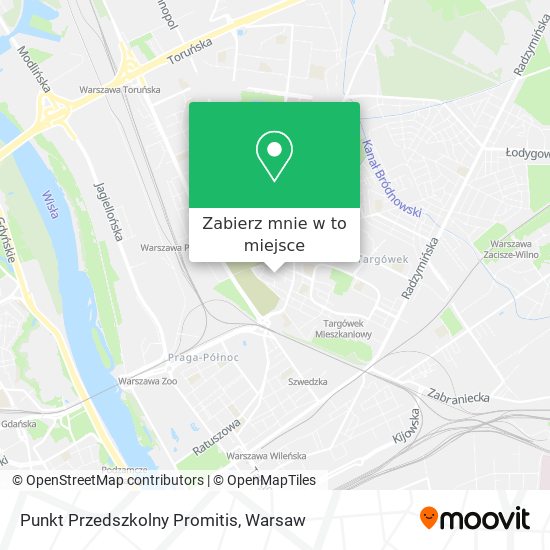 Mapa Punkt Przedszkolny Promitis