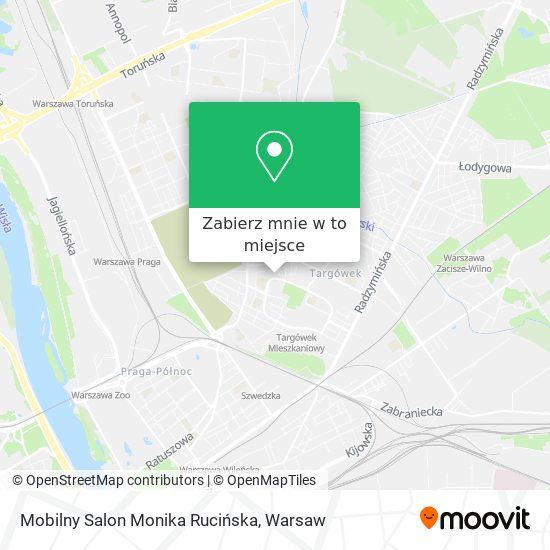 Mapa Mobilny Salon Monika Rucińska