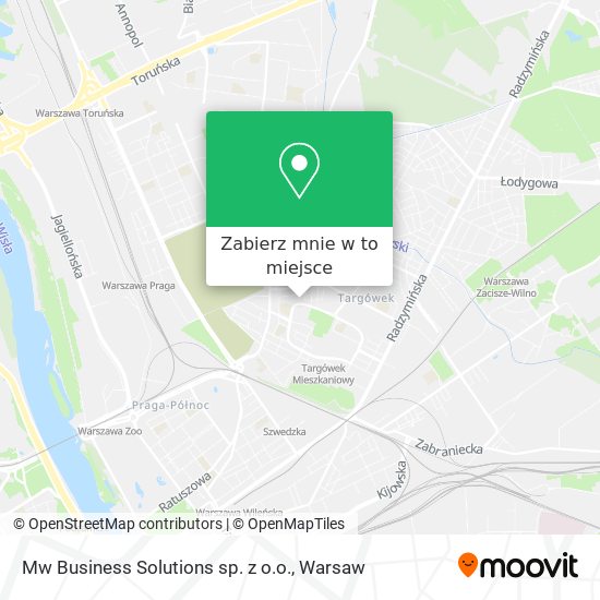 Mapa Mw Business Solutions sp. z o.o.