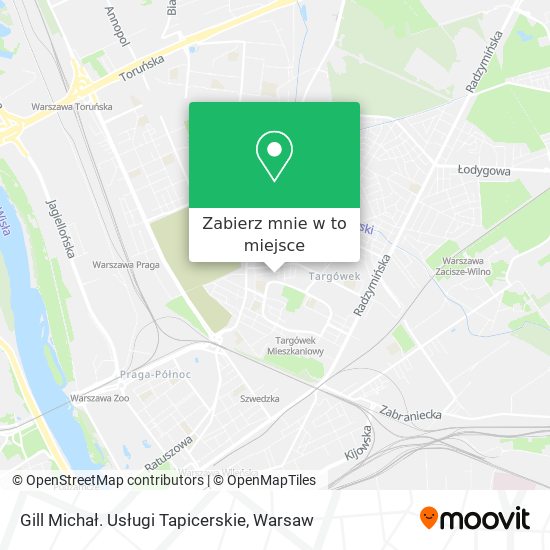 Mapa Gill Michał. Usługi Tapicerskie