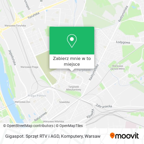 Mapa Gigaspot. Sprzęt RTV i AGD, Komputery