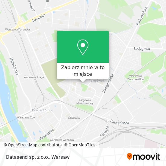 Mapa Datasend sp. z o.o.