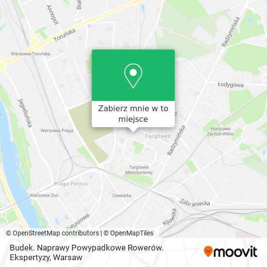 Mapa Budek. Naprawy Powypadkowe Rowerów. Ekspertyzy