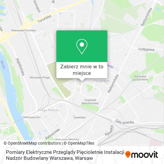 Mapa Pomiary Elektryczne Przeglądy Pięcioletnie Instalacji Nadzór Budowlany Warszawa