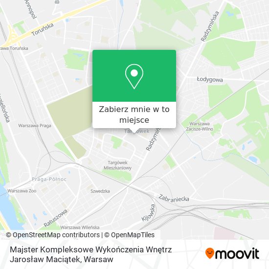 Mapa Majster Kompleksowe Wykończenia Wnętrz Jarosław Maciątek