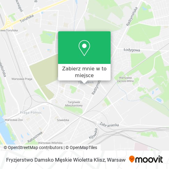 Mapa Fryzjerstwo Damsko Męskie Wioletta Klisz