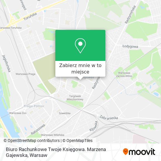 Mapa Biuro Rachunkowe Twoje Księgowa. Marzena Gajewska