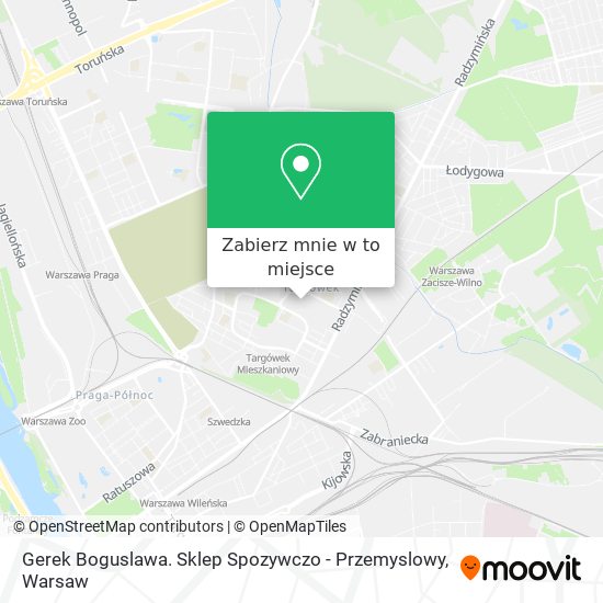 Mapa Gerek Boguslawa. Sklep Spozywczo - Przemyslowy