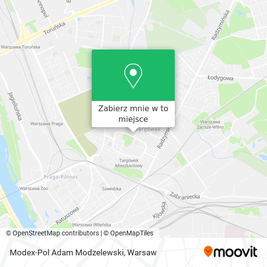 Mapa Modex-Pol Adam Modzelewski