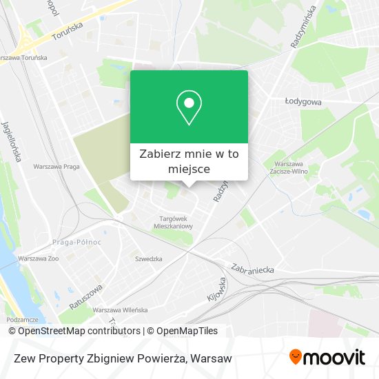 Mapa Zew Property Zbigniew Powierża