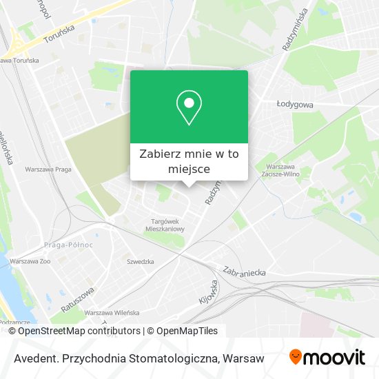 Mapa Avedent. Przychodnia Stomatologiczna