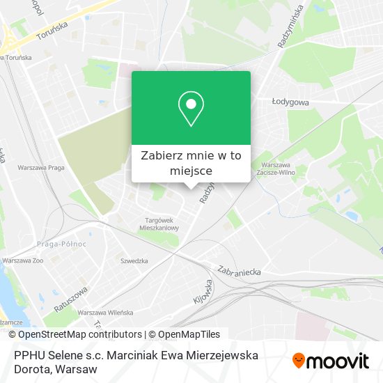 Mapa PPHU Selene s.c. Marciniak Ewa Mierzejewska Dorota