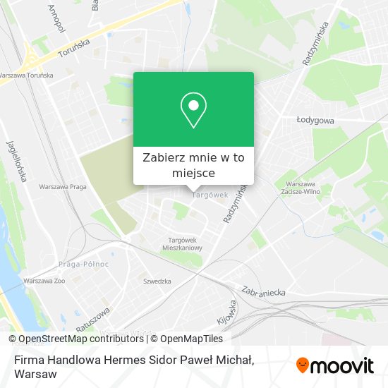 Mapa Firma Handlowa Hermes Sidor Paweł Michał