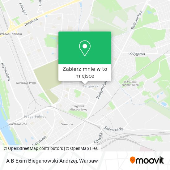 Mapa A B Exim Bieganowski Andrzej