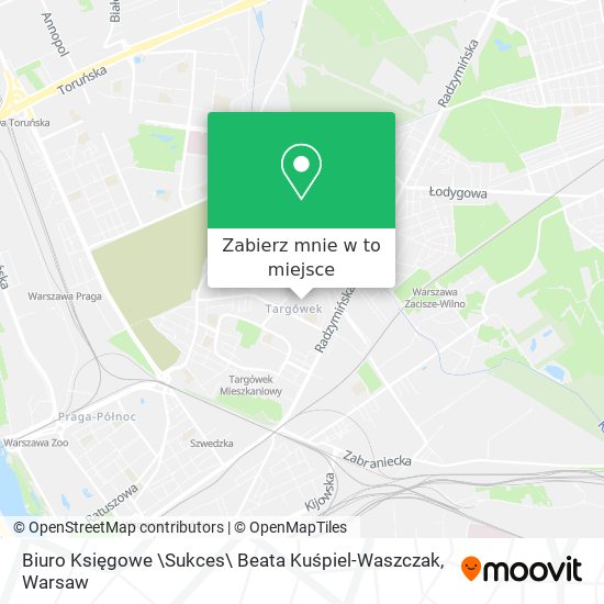 Mapa Biuro Księgowe \Sukces\ Beata Kuśpiel-Waszczak