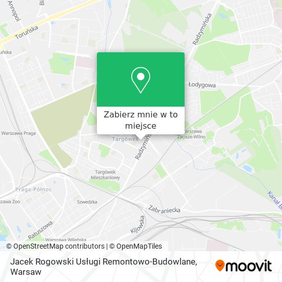 Mapa Jacek Rogowski Usługi Remontowo-Budowlane