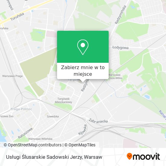 Mapa Usługi Ślusarskie Sadowski Jerzy