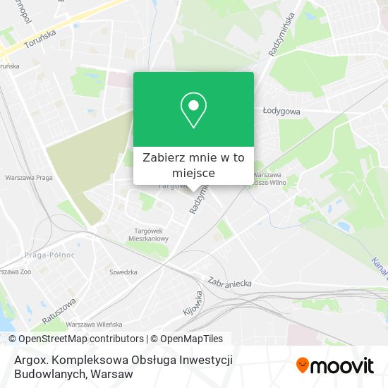 Mapa Argox. Kompleksowa Obsługa Inwestycji Budowlanych