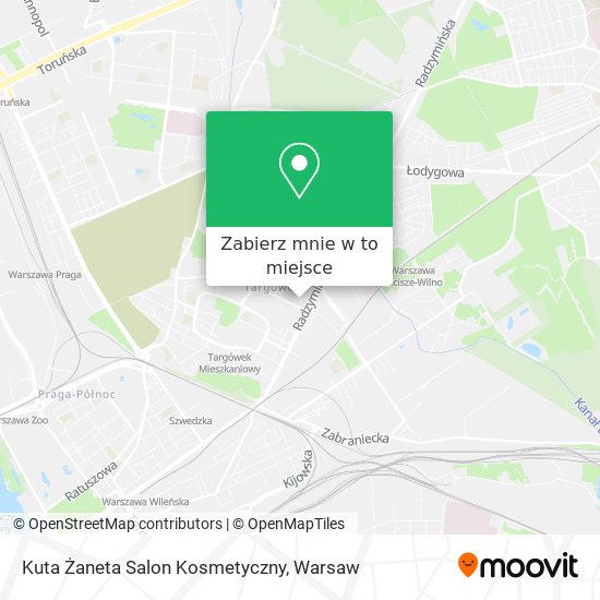 Mapa Kuta Żaneta Salon Kosmetyczny