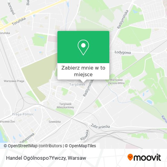 Mapa Handel Ogólnospo?Ywczy