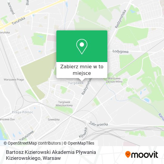 Mapa Bartosz Kizierowski Akademia Pływania Kizierowskiego