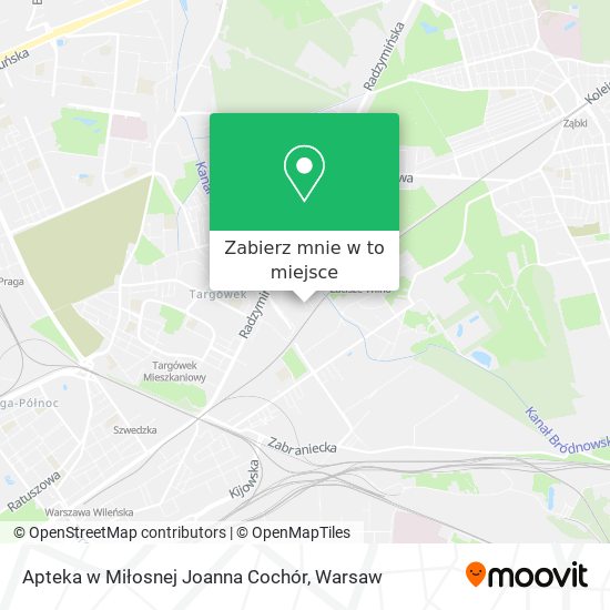 Mapa Apteka w Miłosnej Joanna Cochór