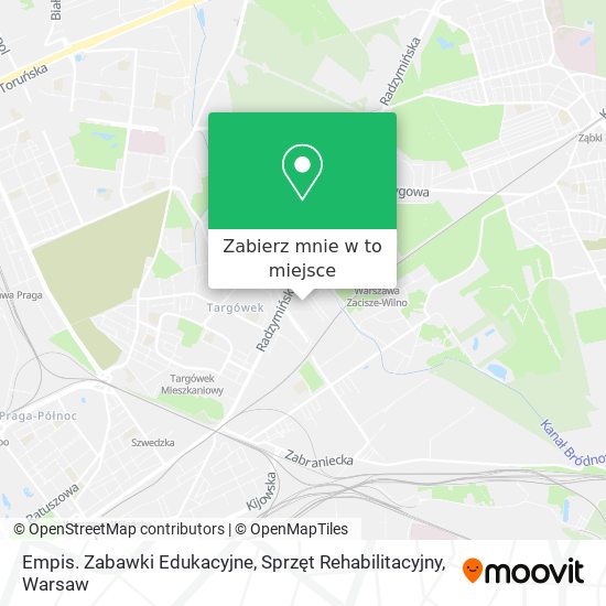 Mapa Empis. Zabawki Edukacyjne, Sprzęt Rehabilitacyjny