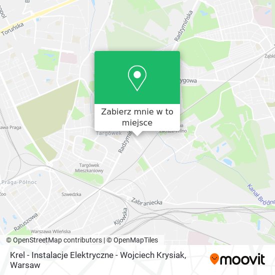 Mapa Krel - Instalacje Elektryczne - Wojciech Krysiak