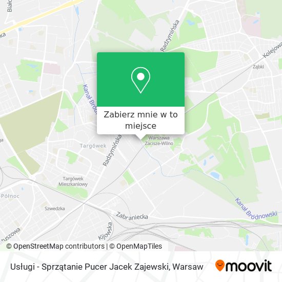 Mapa Usługi - Sprzątanie Pucer Jacek Zajewski