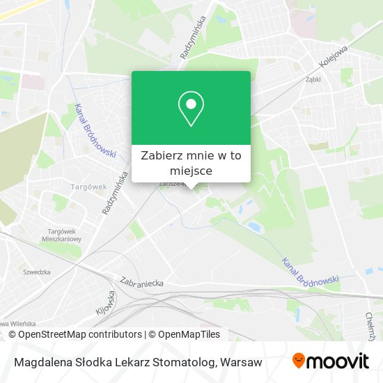 Mapa Magdalena Słodka Lekarz Stomatolog