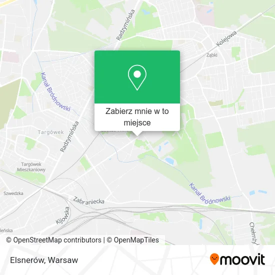 Mapa Elsnerów
