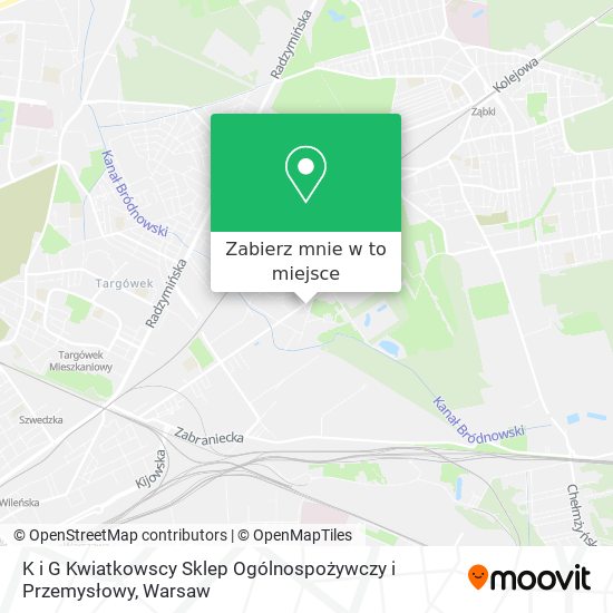 Mapa K i G Kwiatkowscy Sklep Ogólnospożywczy i Przemysłowy