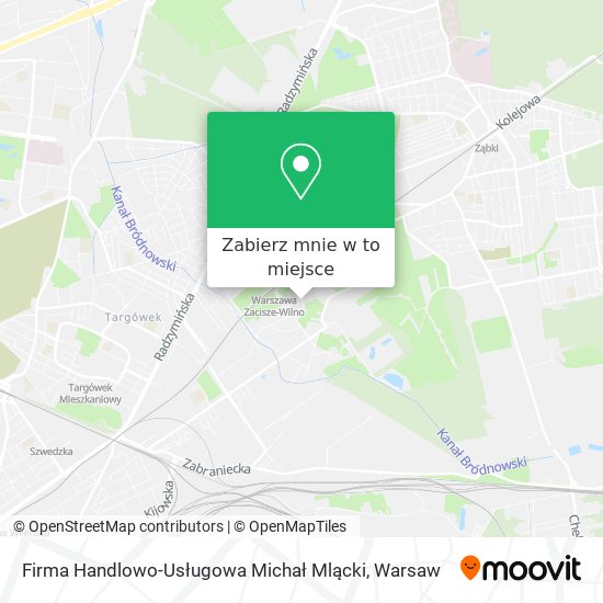 Mapa Firma Handlowo-Usługowa Michał Mlącki