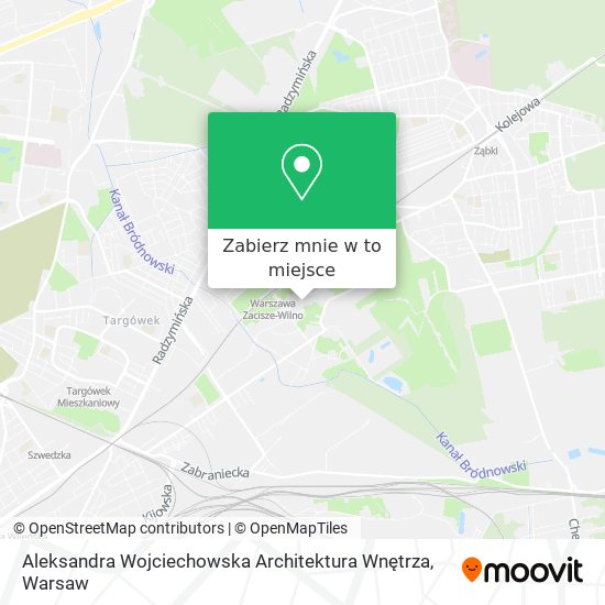 Mapa Aleksandra Wojciechowska Architektura Wnętrza