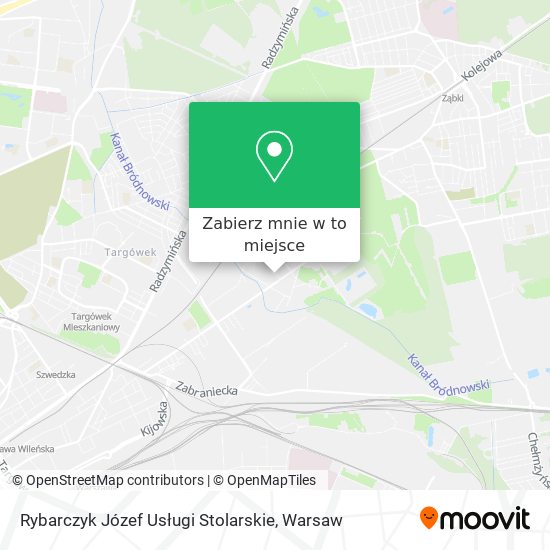 Mapa Rybarczyk Józef Usługi Stolarskie