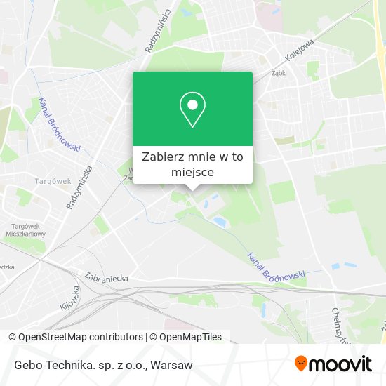 Mapa Gebo Technika. sp. z o.o.