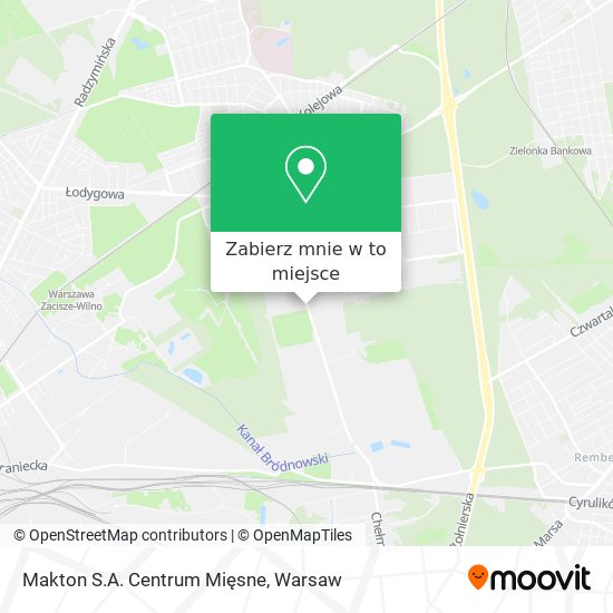 Mapa Makton S.A. Centrum Mięsne